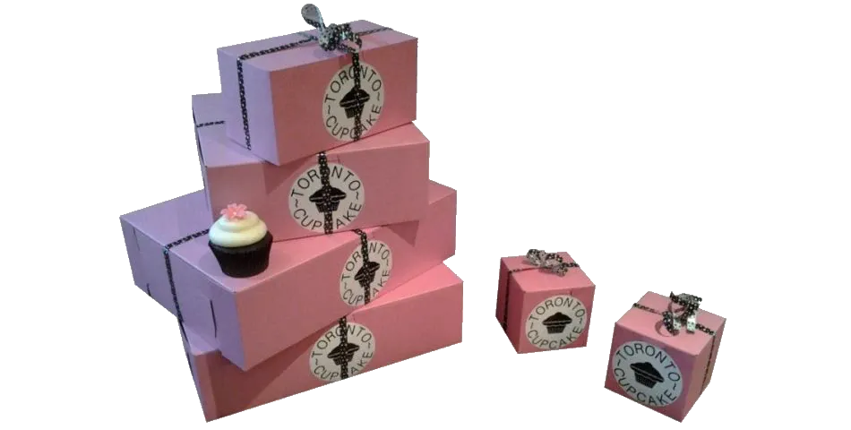 signature pink boxes
